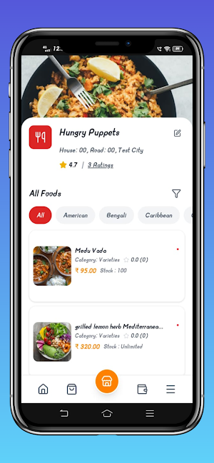 Appzeto Food Restaurant Screenshot 2
