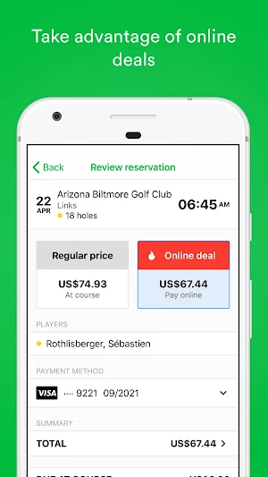 Chronogolf by Lightspeed Screenshot 3