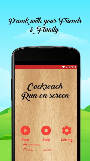 Cockroach Run on Screen Screenshot 1
