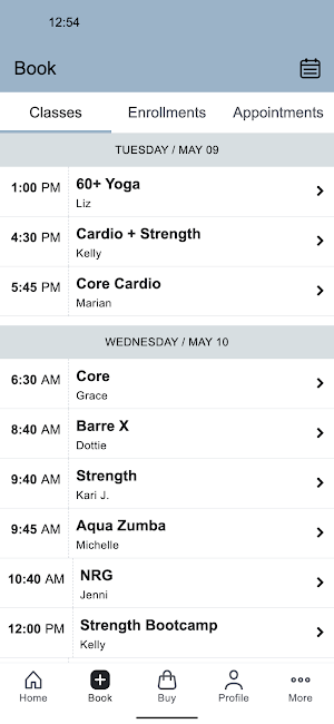 Vintage Oaks Fitness Classes Screenshot 1