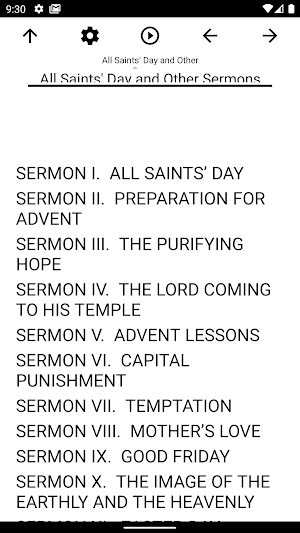 Book, All Saints' Day and Other Sermons Screenshot 0