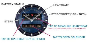 MetallicTwist Watch Face Screenshot 2