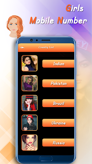 Girls Mobile Number Prank -Live Chat and IDs Prank Screenshot 1