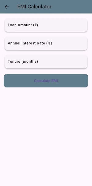 Smart EMI & Loan Planner Screenshot 2