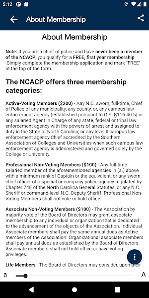 North Carolina Police Chiefs Screenshot 2