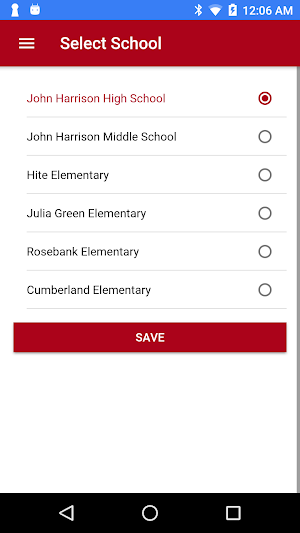 John Harrison School District Screenshot 1
