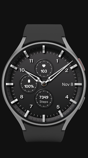 Analog classic watch face Screenshot 1