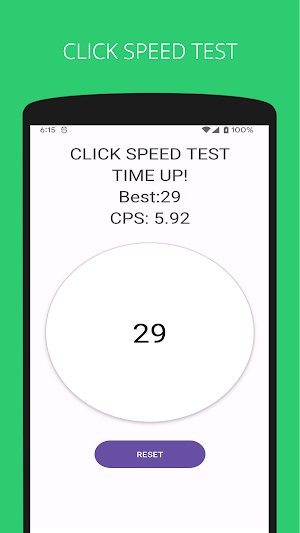 Click Speed Test Screenshot 0