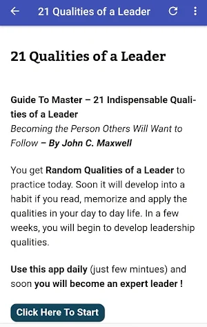 Leadership Skills Training Screenshot 3