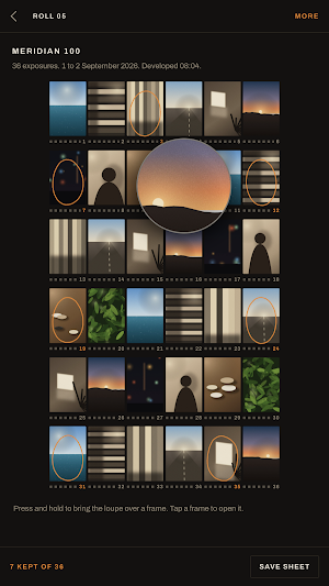 Contact Sheet: 36 Exposures Screenshot 0