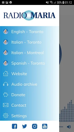 Radio Maria Canada - Multi Language Screenshot 1