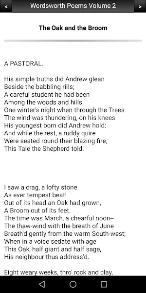 William Wordsworth Poems vol 2 Screenshot 2