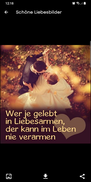 Schöne Liebessprüche Screenshot 1