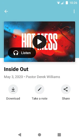HighPointe Church App Screenshot 2