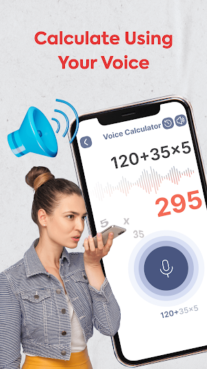 Voice Calc: Speak & Calculate Screenshot 1