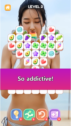 Sexy girl 3 title Match puzzle Screenshot 2