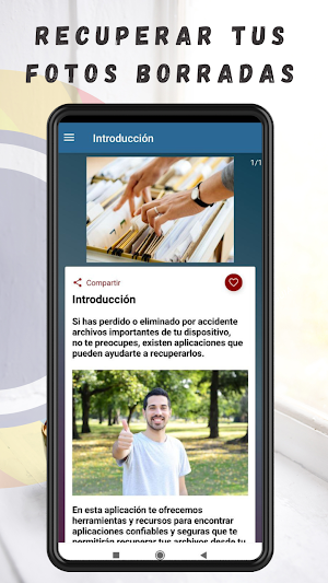 Recupera Fotos Perdidas (Guía) Screenshot 2