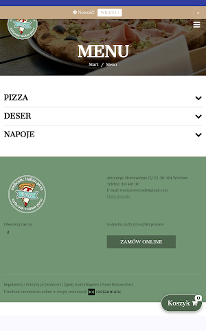Pizzeria Vinci Promenady Screenshot 2
