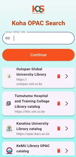 KOS: Koha OPAC Search Screenshot 0