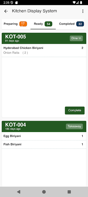 Ravzora Dispatch Display App Screenshot 2