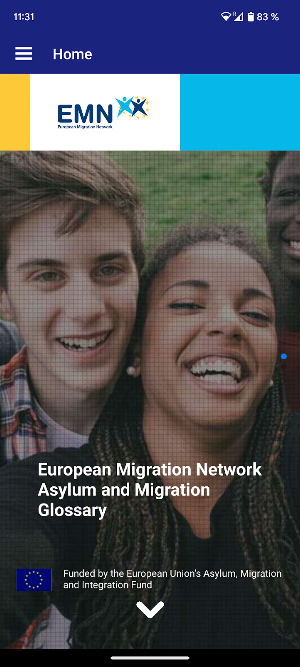 EMN Glossary Screenshot 0