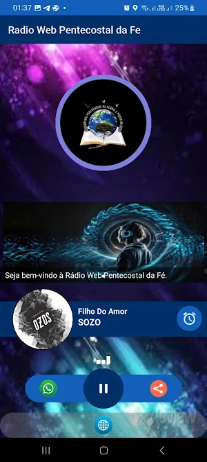 Rádio Web Pentecostal da Fé Screenshot 1
