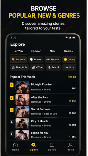 ToonHub: Comics & Webtoon Screenshot 1