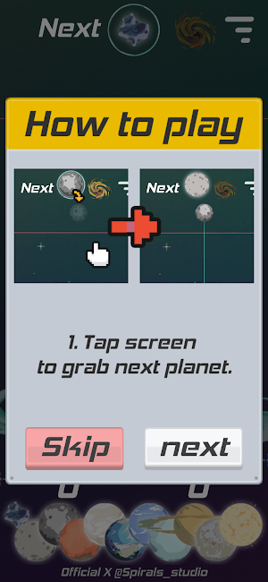 Gravity Galaxy 2048 Screenshot 2
