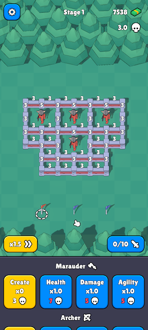 Army Rush: Idle Strategy Screenshot 0
