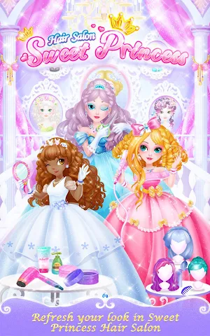 Sweet Princess Hair Salon Screenshot 0