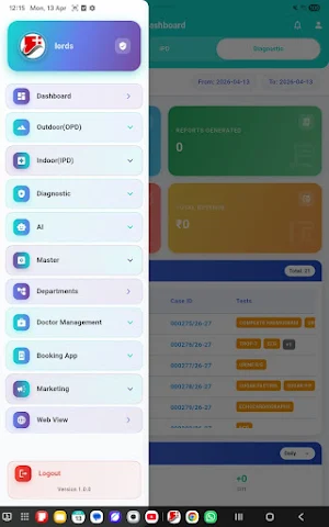 Lords Admin App Screenshot 1