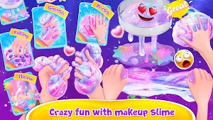 Bubble Balloon Makeup Slime  - Slime Simulator Screenshot 3