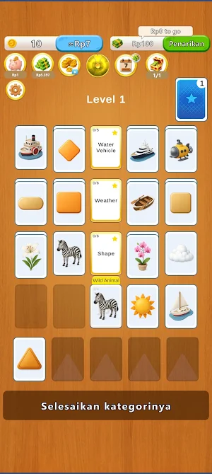 Category Sort Journey Screenshot 2