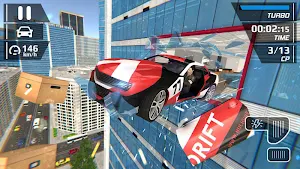 Car Driving Simulator - Stunt Ramp Screenshot 2