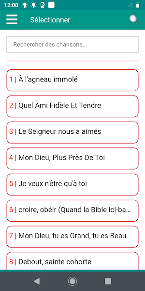 Hymnes, Cantiques Et Louanges Screenshot 0