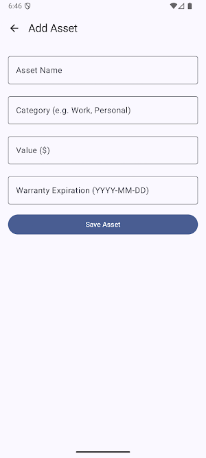 Asset Tracker Screenshot 2