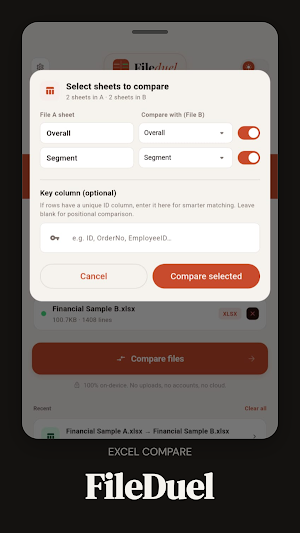 Fileduel - Compare files Screenshot 3
