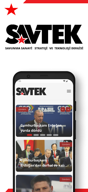 SAVTEK Dergi Screenshot 0