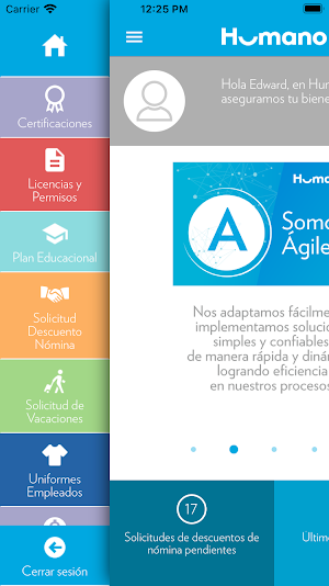 Humano Empleados Screenshot 2
