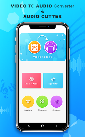 Video to Audio - Mp3 Converter, Ringtones Screenshot 0