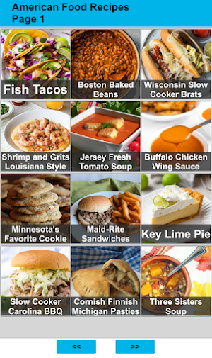 150 American Food Recipes Screenshot 0