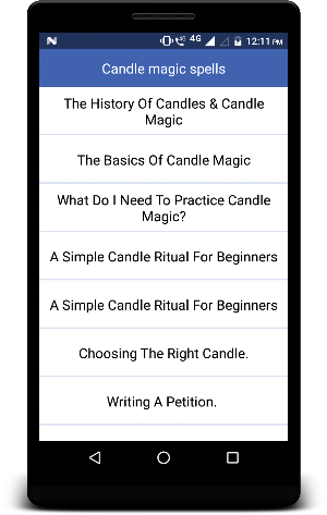 Candle magic spells Screenshot 1