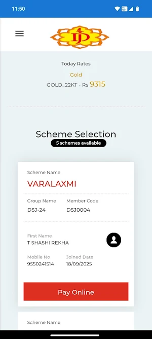 Varalakshmi Advance Plan Screenshot 1