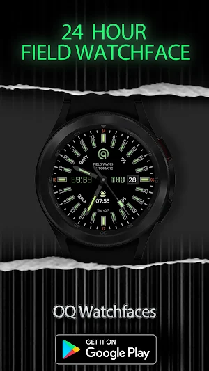 24h Analog Field Watch Wear OS Screenshot 0