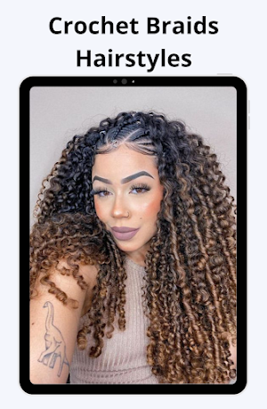 Crochet Braids Hairstyles Screenshot 1