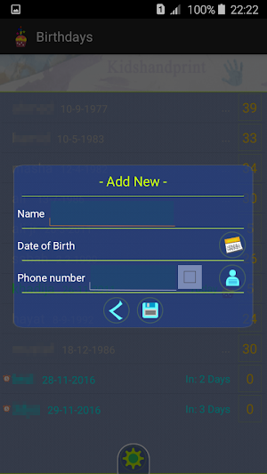 Birthday Reminder Screenshot 3