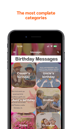 Birthday Messages Cards Wishes Screenshot 0