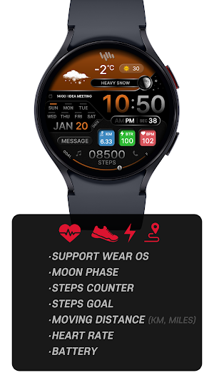 SamWatch Digital Weather 4 Screenshot 1