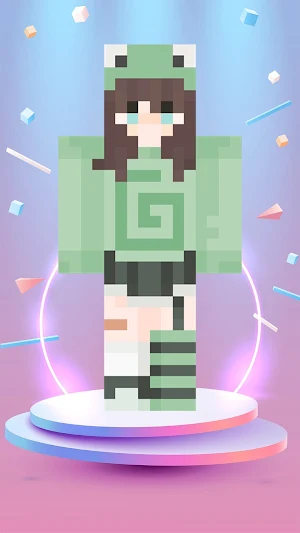 Egirl Skin for Minecraft Screenshot 2