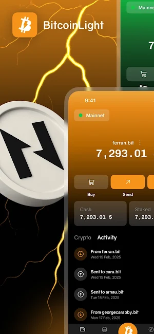 Bitcoin Light - Crypto Wallet Screenshot 0